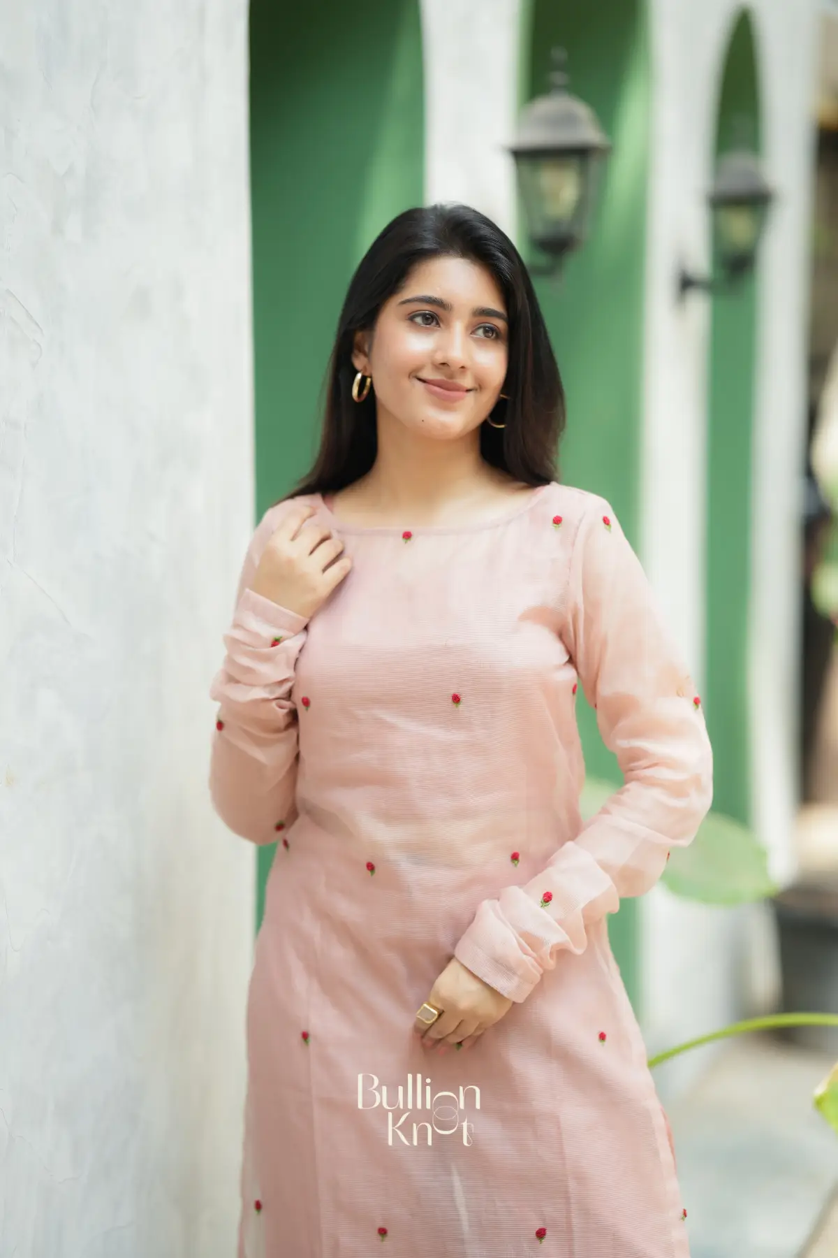 Cossette Peach Kurta Set - Elegance in Every Thread