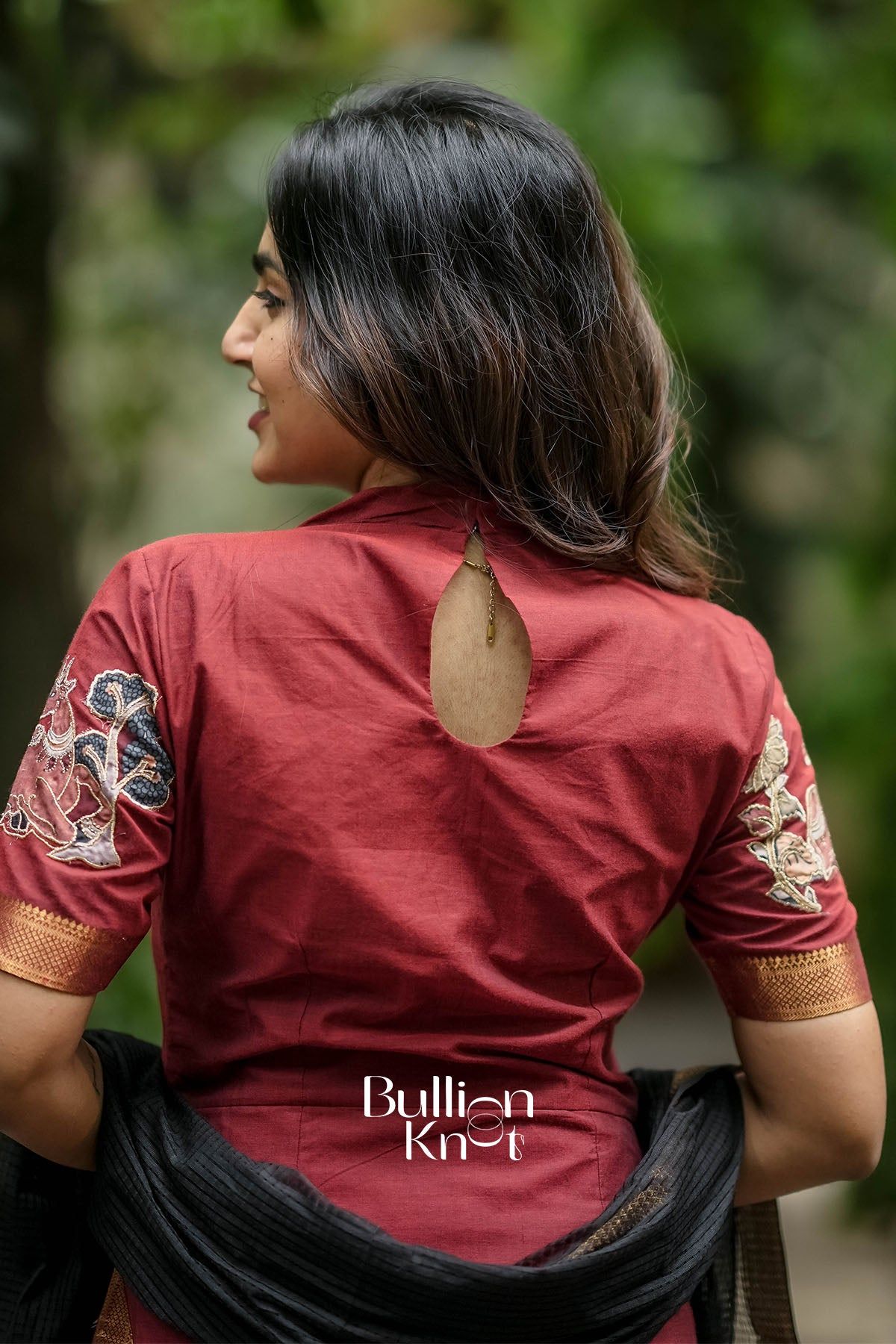 Avikaa Maroon Manglagiri Cotton Kurta Set for Elegance