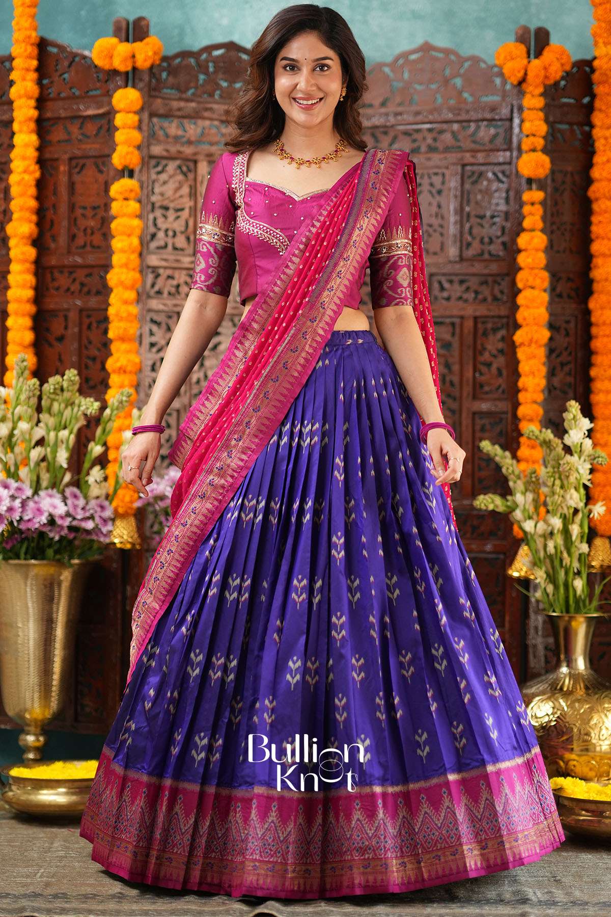 Can Can Skirt + Bhargavi Lehenga Bundle for Elegant Celebrations